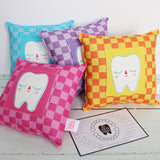 Checkerboard tooth cushion