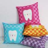 Checkerboard tooth cushion