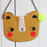 Linen Bear Bag