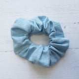 Linen hair scrunchies