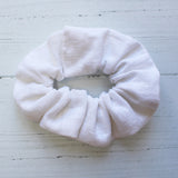 Linen hair scrunchies
