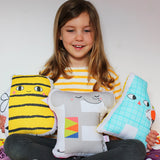 Personalised Happy Alphabet Cushion