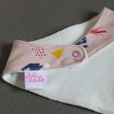 Organic Bandana Bib - Pink, Cream or Blue