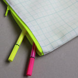Graph Paper Pouch