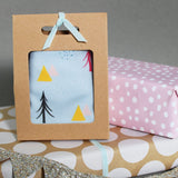 Organic Bandana Bib - Pink, Cream or Blue