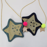 Screen printed star bag