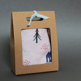 Organic Bandana Bib - Pink, Cream or Blue