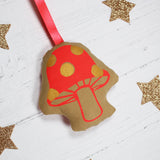 Toadstool Christmas Decoration
