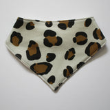 Leopard Print Bandana Bib