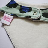 Leopard Print Bandana Bib