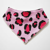 Leopard Print Bandana Bib