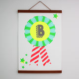 Personalised rosette screen print