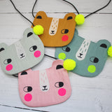 Linen Bear Bag