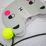 Linen Bear Bag