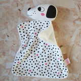 Dotty Dogs Dalmatian cuddly blankie