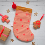 Spotty Christmas Stocking