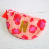 Leopard velvet coin purse