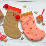 Spotty Christmas Stocking