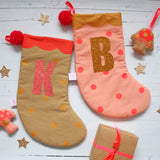 Spotty Christmas Stocking