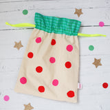 Candy cane reusable Christmas gift bags