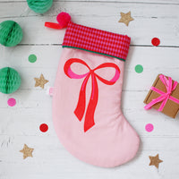 Bow Christmas Stocking