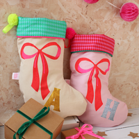 Bow Christmas Stocking