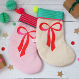 Bow Christmas Stocking