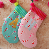 Candy cane Christmas stocking