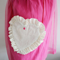 Ruffled Heart Bag