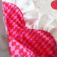 Ruffled Heart Bag