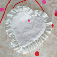 Ruffled Heart Bag