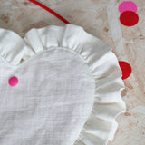 Ruffled Heart Bag
