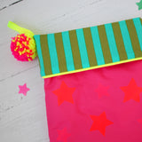 Personalised Stripes and Stars Christmas Stocking