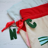 Bright reusable Christmas gift bags