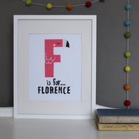 Personalised Letter Print