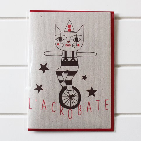 'L'acrobate' Card