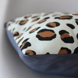 Leopard Print Velvet Cushion