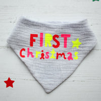First Christmas Bib