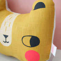 Linen Bear Cushion